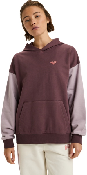 2025 Roxy Womens Essential Energy Hoodie Fleece ERJFT05009 - Huckleberry